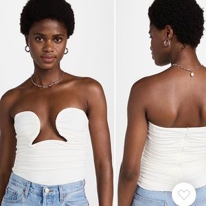 Pixie Market Dominique Wire Bustier Top